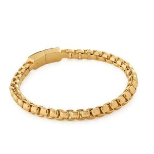 Monica Vinader NEW  Bold box-chain bracelet